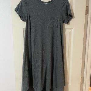 LuLaRoe Heather Gray Carly Dress